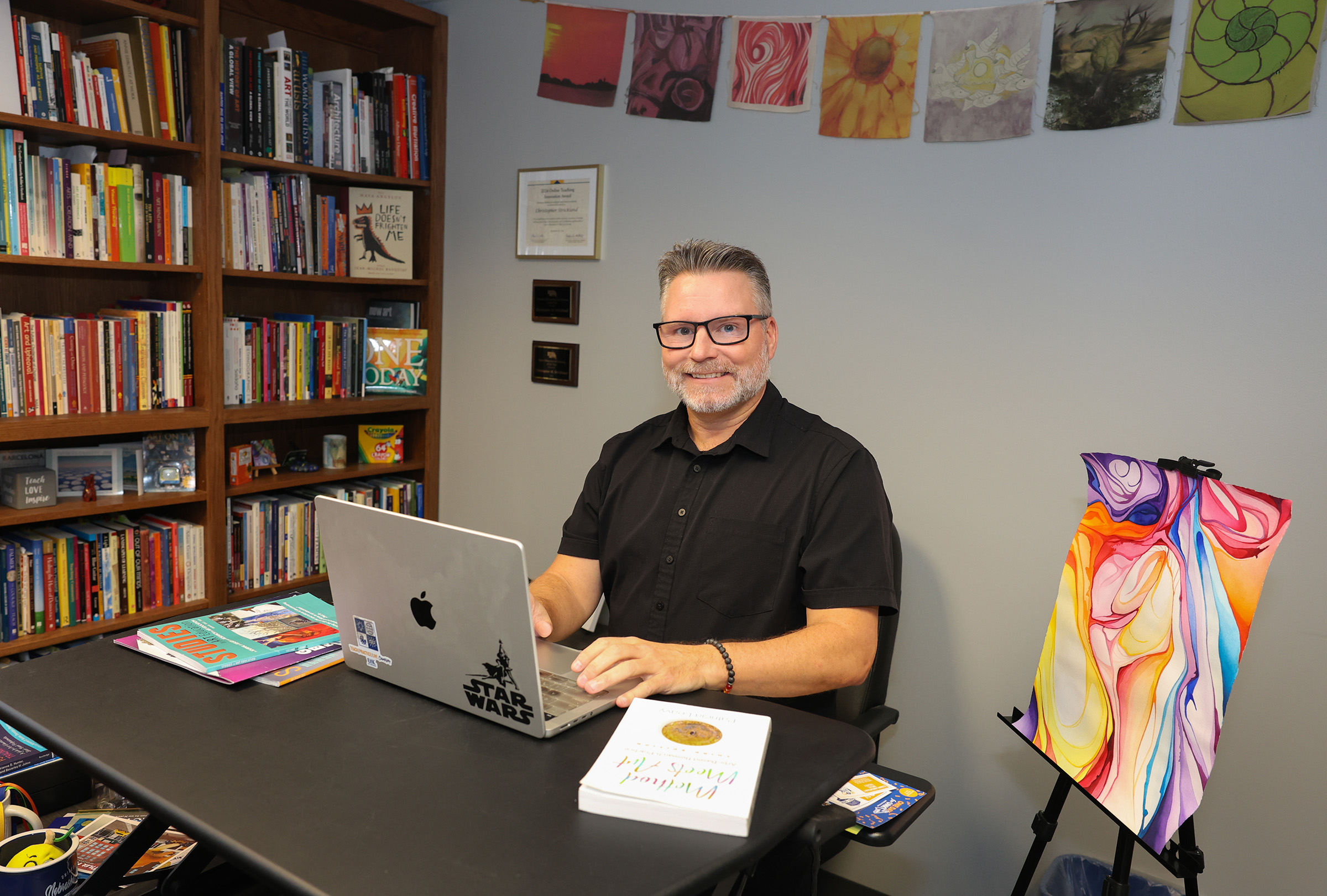 Teaching with Heart: UNK’s Christopher Strickland honored for excellence in art education