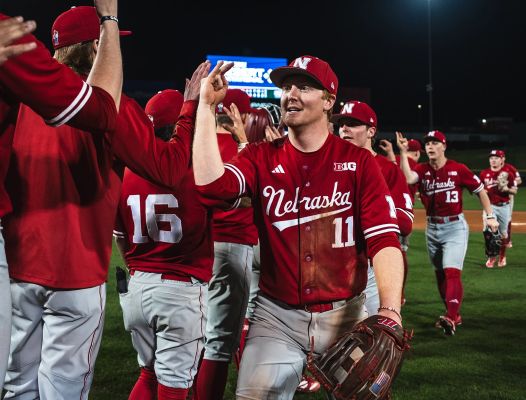 Nebraska baseball wins over Northeastern
