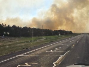 Miller Volunteer Fire Crews Contain Nearly 700-Acre Wildfire Sparked by Lightning