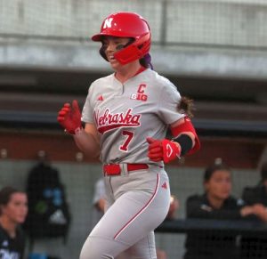 Husker softball wins in Omaha