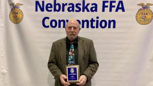 Dan Stehlik awarded Honorary Nebraska State FFA Degree for decades of leadership in agricultural mechanics education