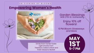 2nd Annual Gothenburg Health Evening of Blooms Highlights Women’s Health on May Day