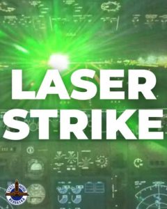 Woman Arrested After Laser Strike on NSP Aircraft