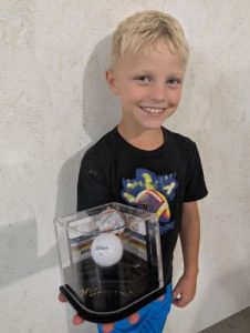 Overton youth hits two holes in one this summer