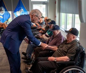 Lt. Gov. Kelly Recognizes Korean War Veterans at Central Nebraska Veterans’ Home