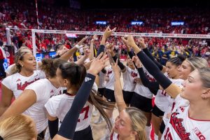 Husker volleyball starts season Number one