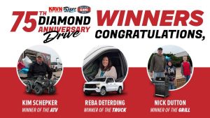KRVN celebrates 75 years with Diamond Anniversary Drive Grand Prize Giveaway