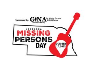 October 17 is Nebraska Missing Persons Day