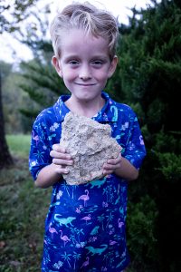 6-year-old finds rare fossil at Schramm Park SRA