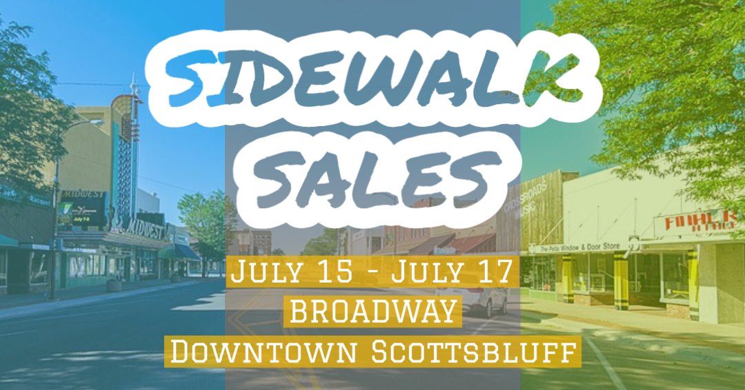 Downtown Scottsbluff Association’s Sidewalk Sales Set for This Week KHYY