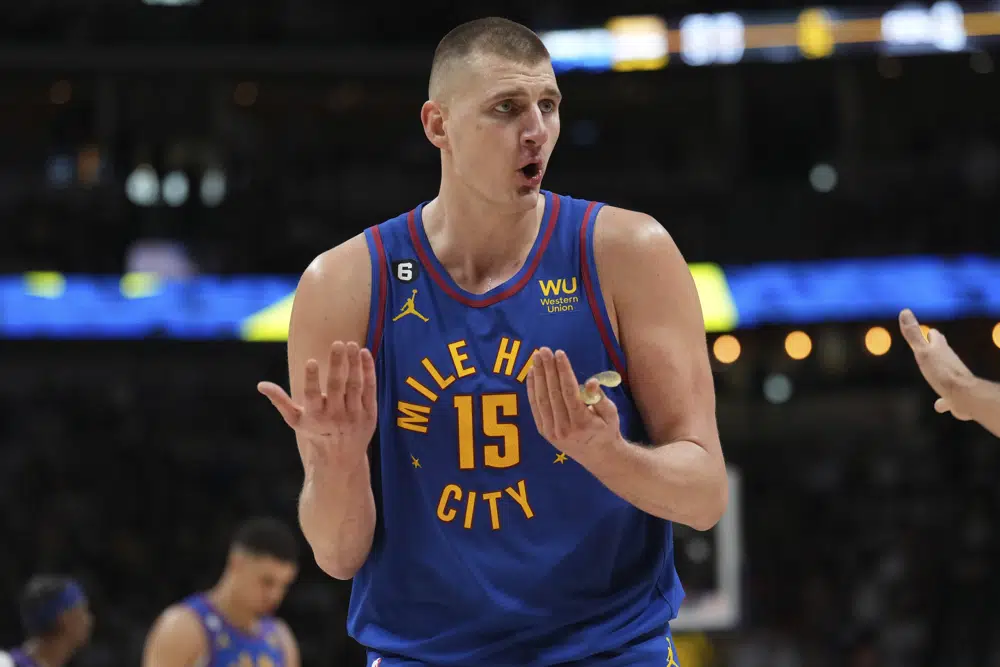 Nikola Jokic leads Nuggets past Lakers 132126 in West opener KOZY