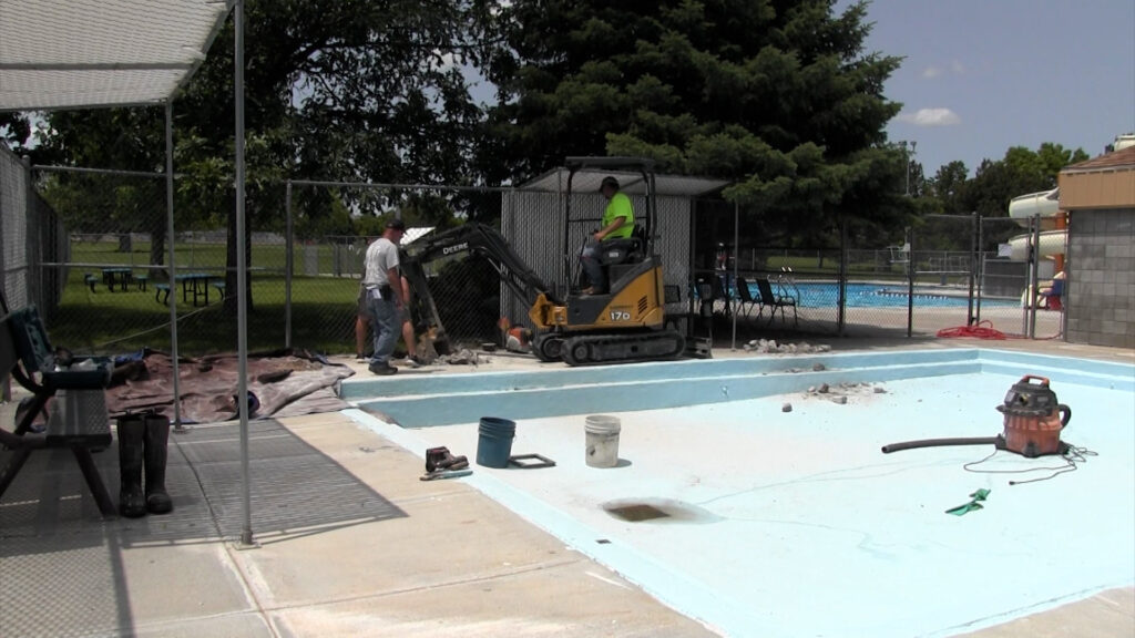 Baby Pool Closed at Gering Municipal Swimming Pool