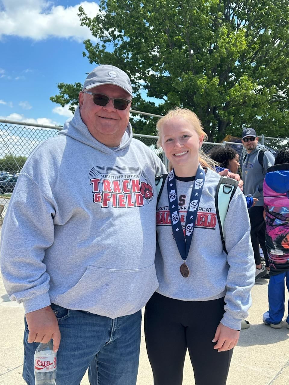 KNEB-AM 960 AM – 100.3 FM - State Track and Field day one results