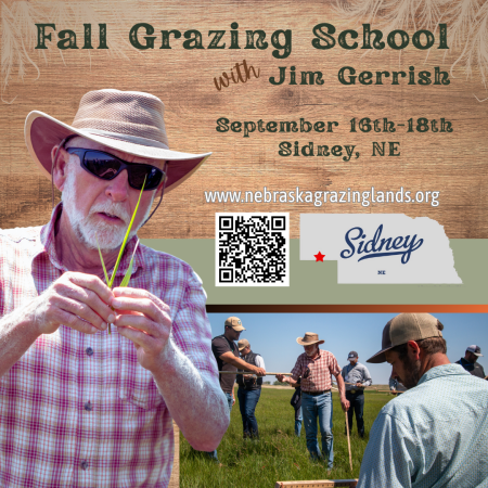 Nebraska Grazing Lands Coalition Fall Grazing School with Jim Gerrish