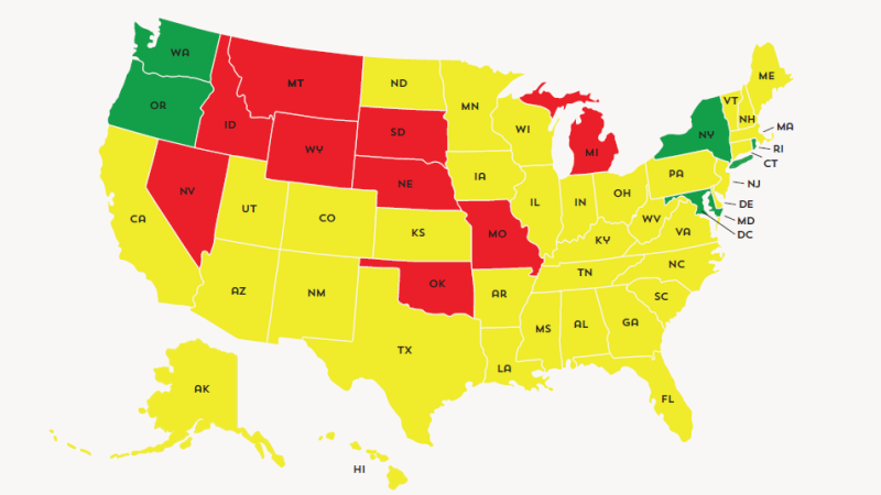 Safety Roadmap: Wyoming, Nebraska at bottom implementing ‘optimal’ road safety laws
