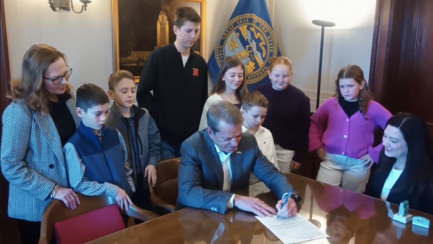 Pillen files for second term as Governor