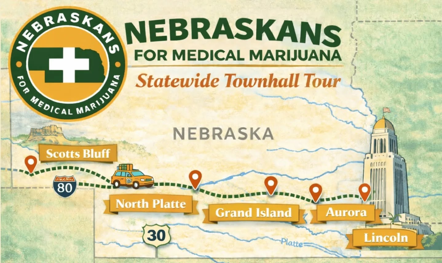 Nebraskans for Medical Marijuana Kicking Off Statewide Townhall Tour on Wednesday in Scottsbluff
