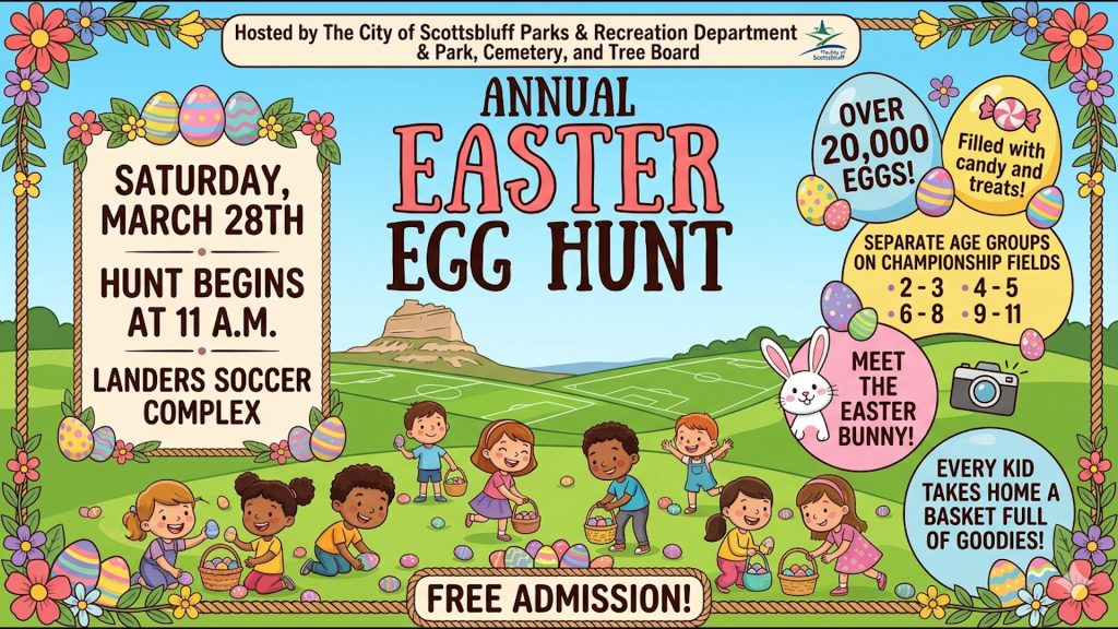 KNEB-AM 960 AM – 100.3 FM - Massive Easter Egg Hunt Saturday at Landers ...