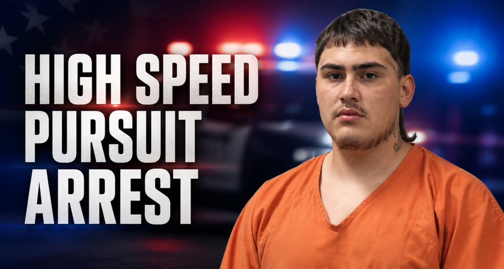 Minatare Man Arrested Following High Speed Pursuit; Guns and Ammo Seized