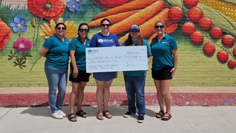 Molina Healthcare of NE donates to United Way