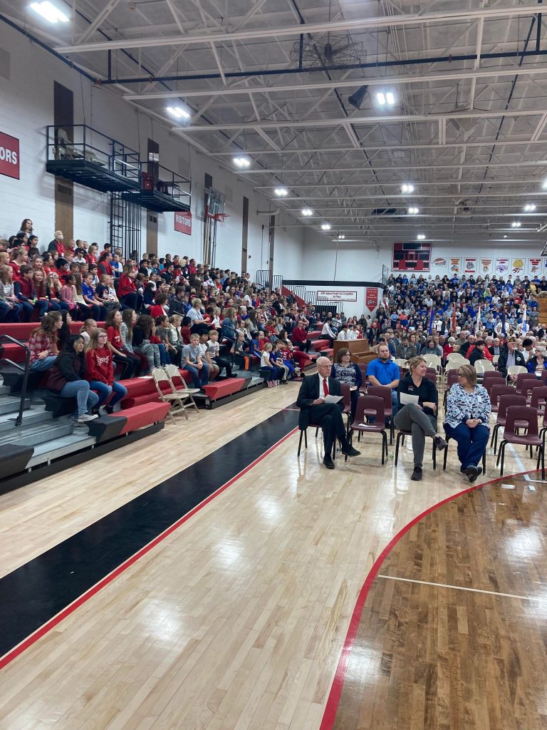 Veterans Day Program held at West PointBeemer The Bull