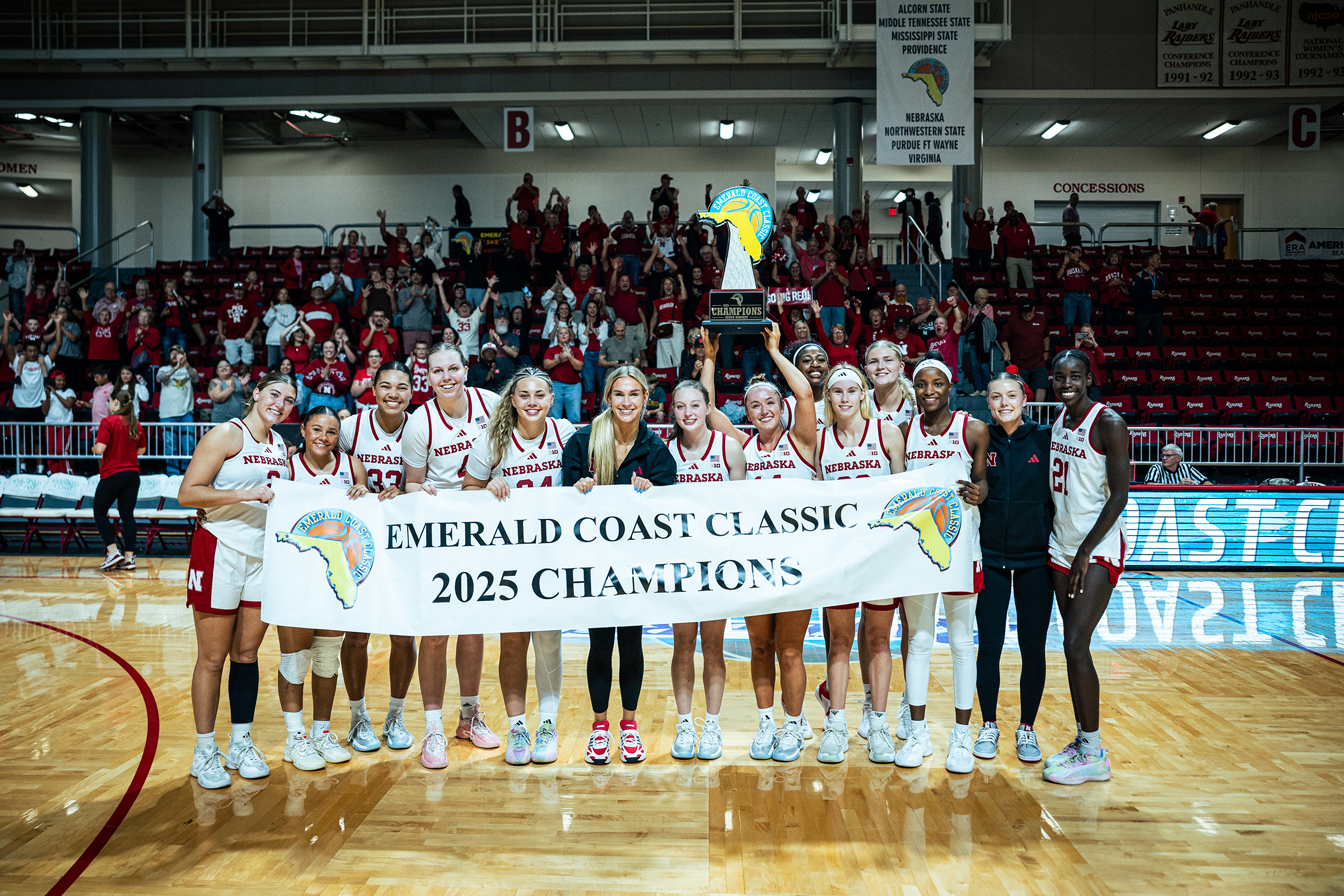Husker Women defeat Virginia to win Emerald Coast Classic Championship