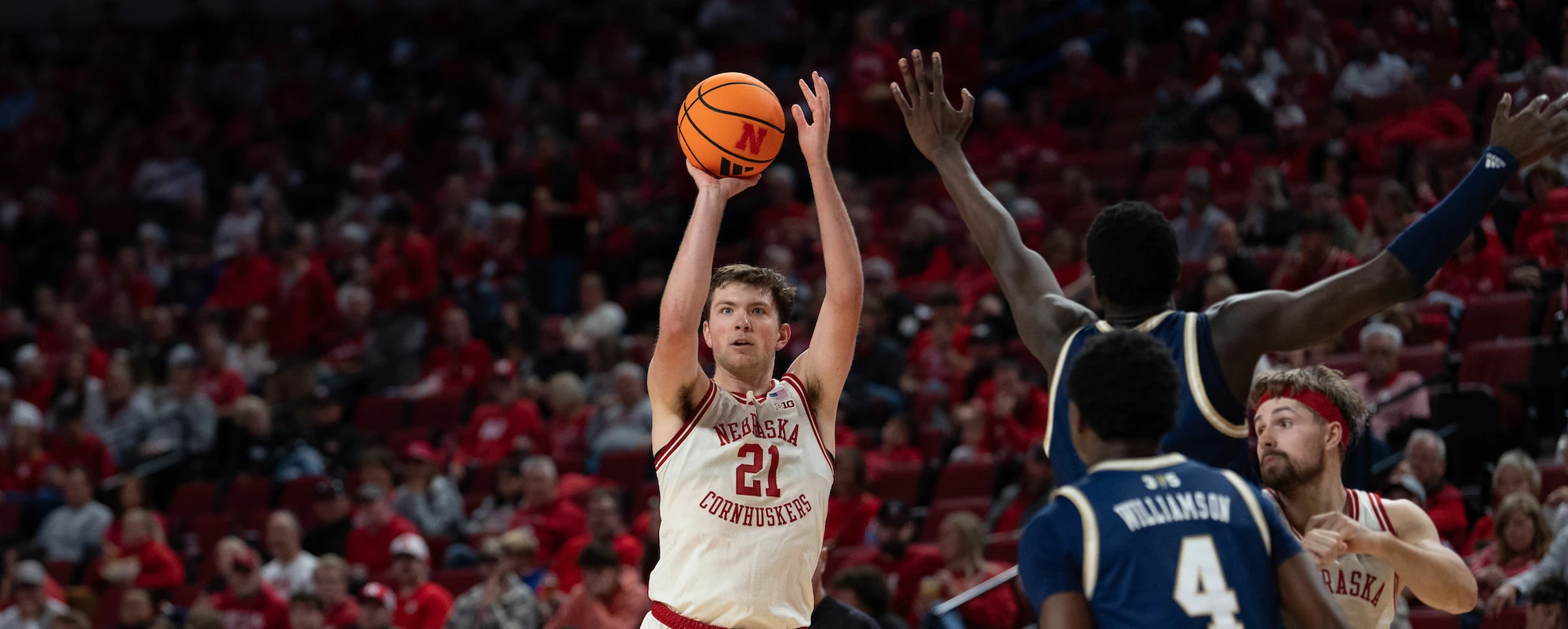 Husker Men overcome slow start to beat South Carolina Upstate