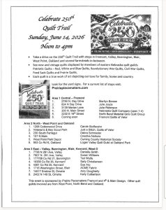 Quilt Trail Event coming up in Mid-June