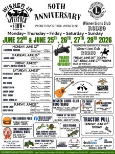 Wisner Jr. Livestock Show starts later this week