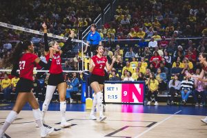 Huskers win at Michigan