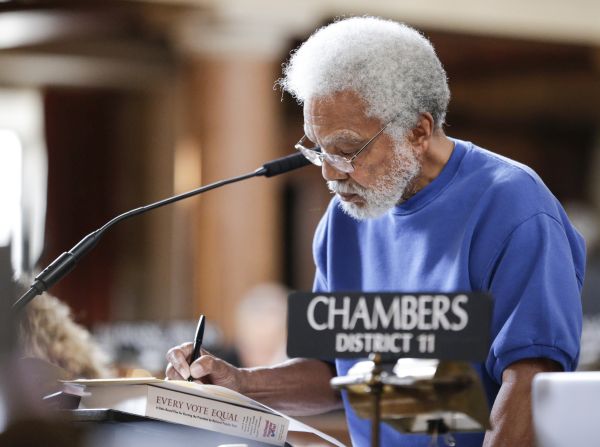 Police bias bill from longtime Sen. Chambers wins approval