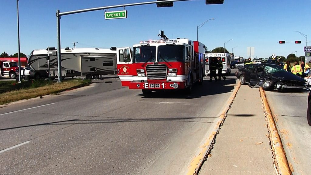 Threevehicle accident Thursday morning sends one to hospital in Scottsbluff KNEB