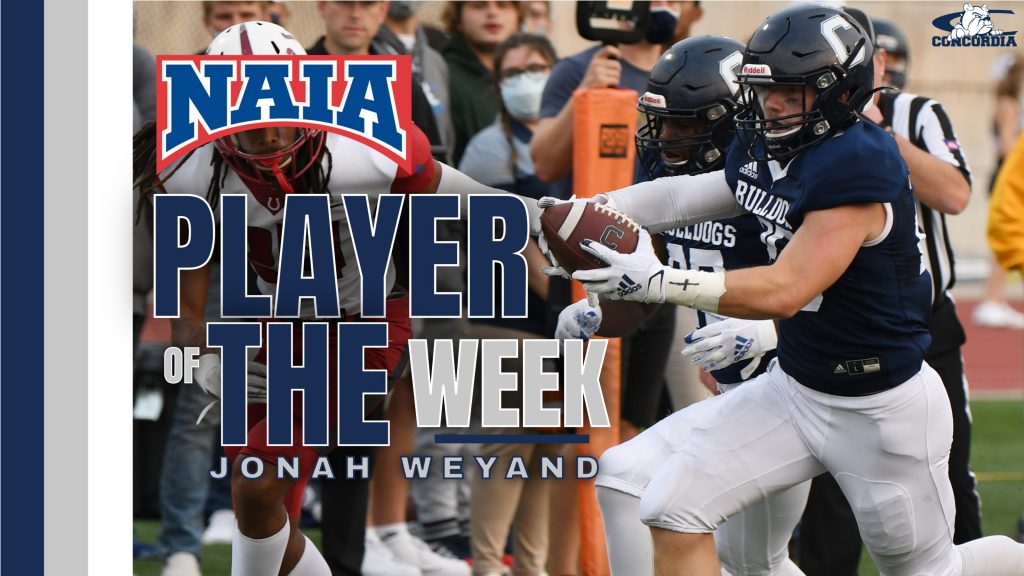 Conocordia’s Weyand Named NAIA Offensive Player of the Week