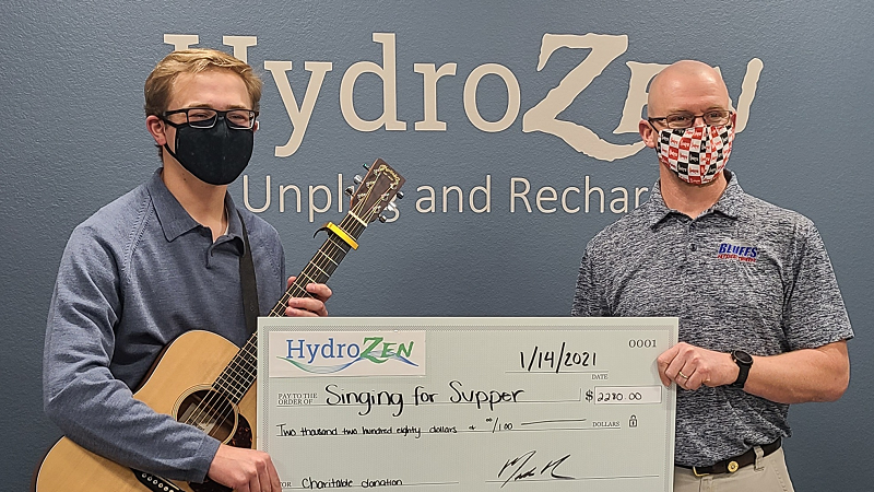 Teen's 'Singing for Supper' Nets Donation to Benefit Area Food Insecurity Programs - Vimarsana News